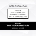 digital download printable invitation template